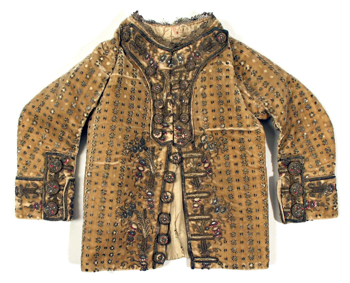 Coat, silk, metal, Spanish