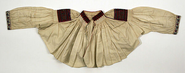 Ensemble, a,c,d) cotton b) linen c), European, Eastern