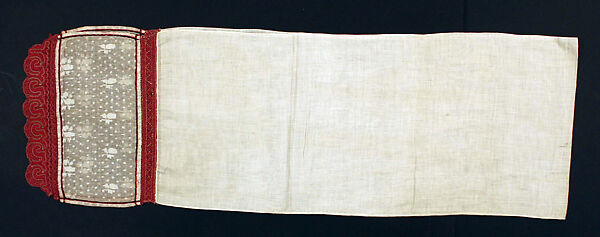 Ensemble, a,c,d) cotton b) linen c), European, Eastern