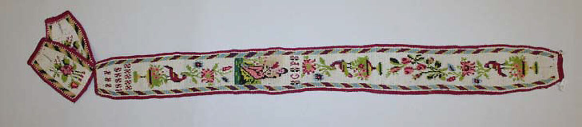 Belt, silk, Italian 