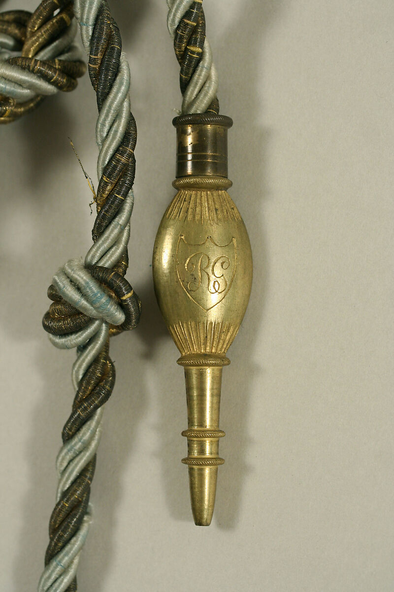 Aiguillette, silk, metal, Italian
