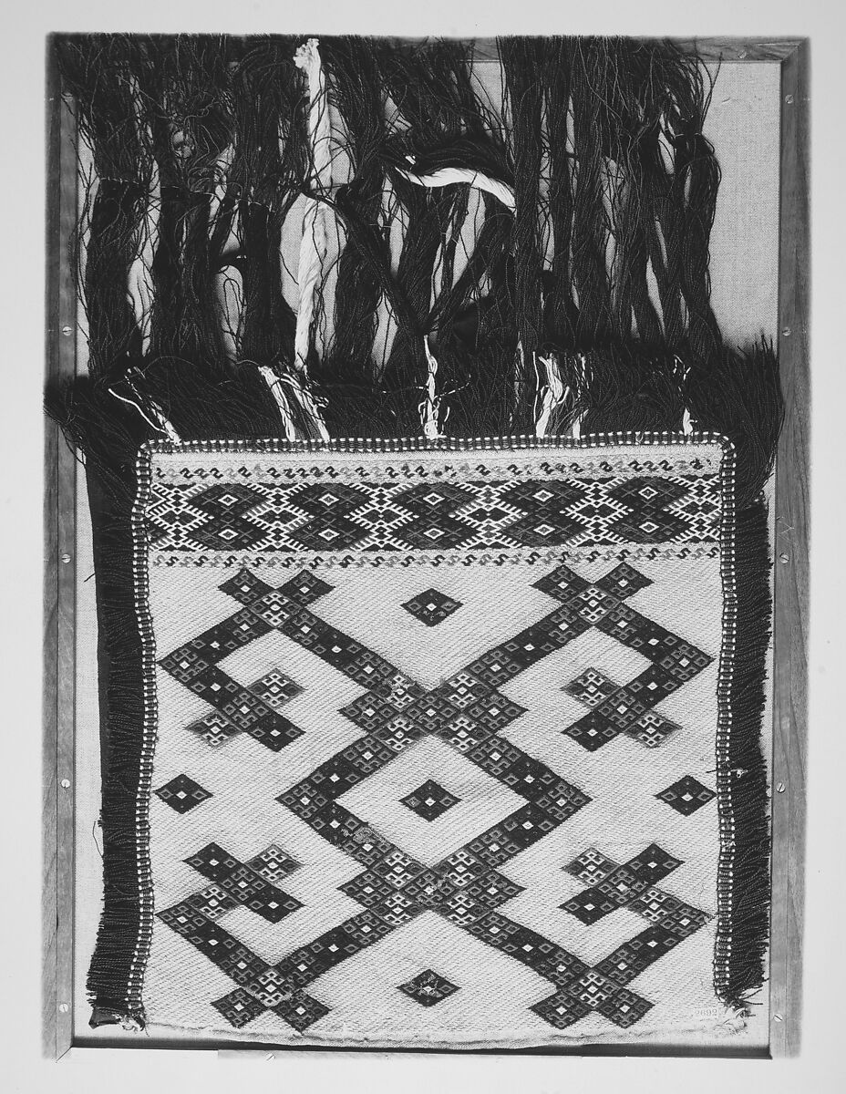 Apron, linen, wool, Romanian