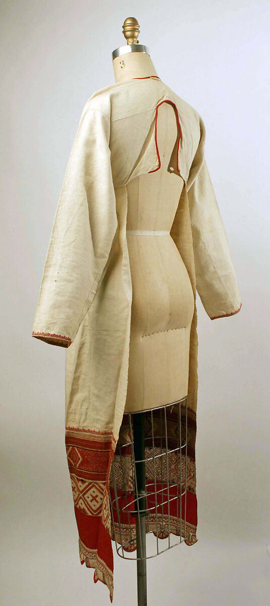 Apron, linen, cotton, Russian