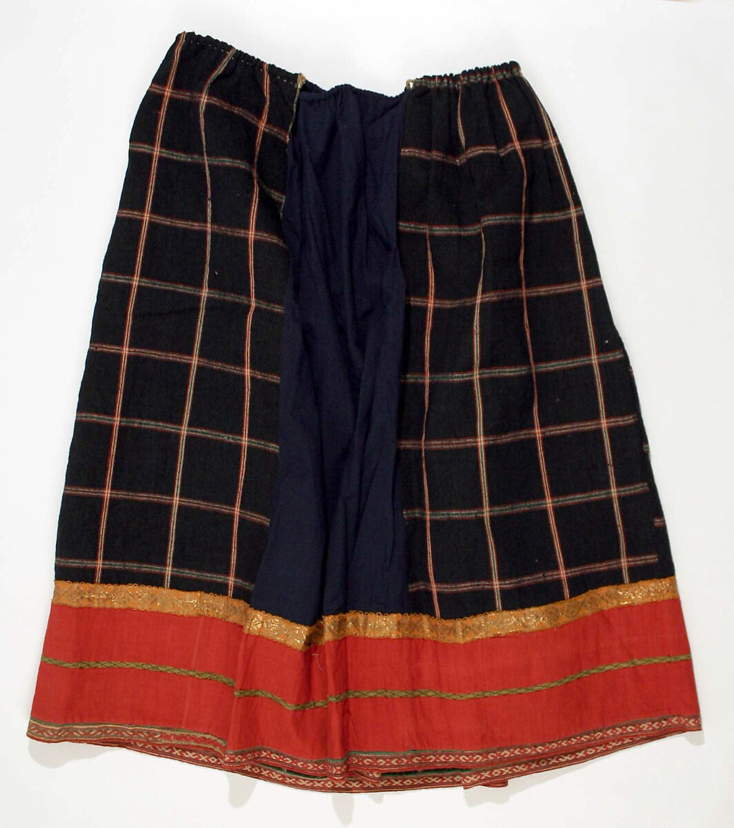 Skirt, wool, Russian 