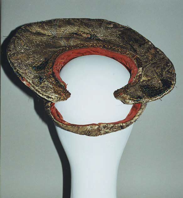 Court ensemble, silk, metal thread, Russian