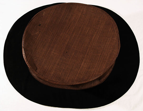 Hat, Yohji Yamamoto (Japanese, born Tokyo, 1943), plant, synthetic, wool, Japanese