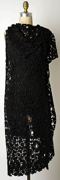 Dress, Yohji Yamamoto (Japanese, born Tokyo, 1943), a) cotton; b) cotton; c)cotton/synthetic blend, Japanese 