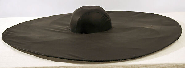 Hat, Yohji Yamamoto (Japanese, born Tokyo, 1943), polyester, Japanese 