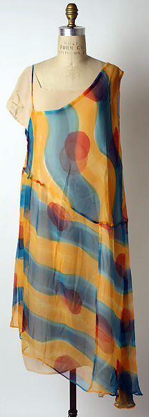 Dress, Yohji Yamamoto (Japanese, born Tokyo, 1943), a,b) silk, Japanese 