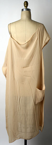 Dress, Yohji Yamamoto (Japanese, born Tokyo, 1943), a,b) silk, Japanese
