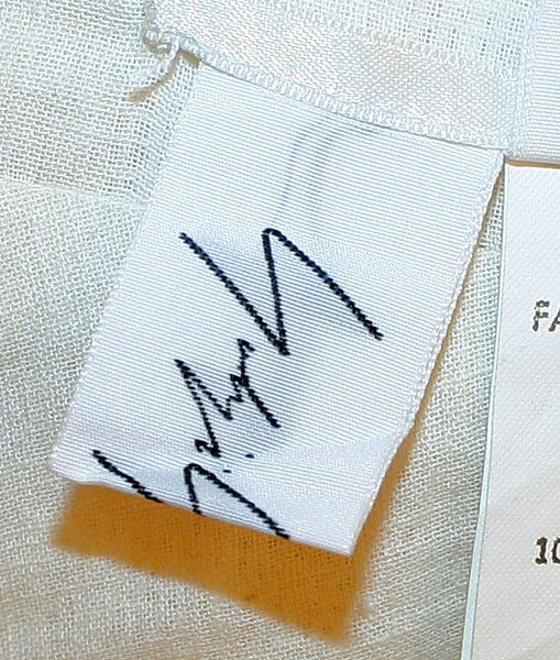 Wedding dress, Yohji Yamamoto (Japanese, born Tokyo, 1943), a) cotton, nylon, silk; b) cotton, nylon, Japanese