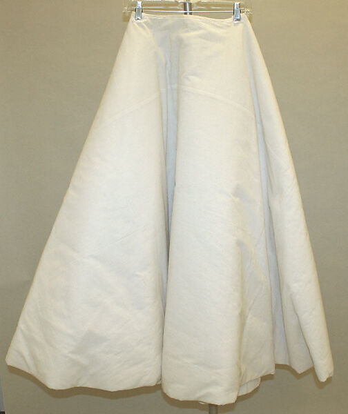 Wedding dress, Yohji Yamamoto (Japanese, born Tokyo, 1943), a) cotton, nylon, silk; b) cotton, nylon, Japanese