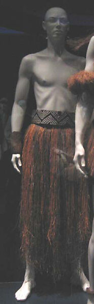 Ensemble, plant fiber, synthetic, Papua New Guinea 