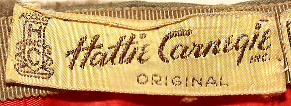 Cloche, Hattie Carnegie, Inc. (American, 1918–1965), silk, steel, American