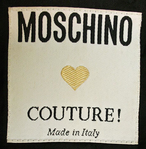 Coat, House of Moschino (Italian, founded 1983), wool, Italian