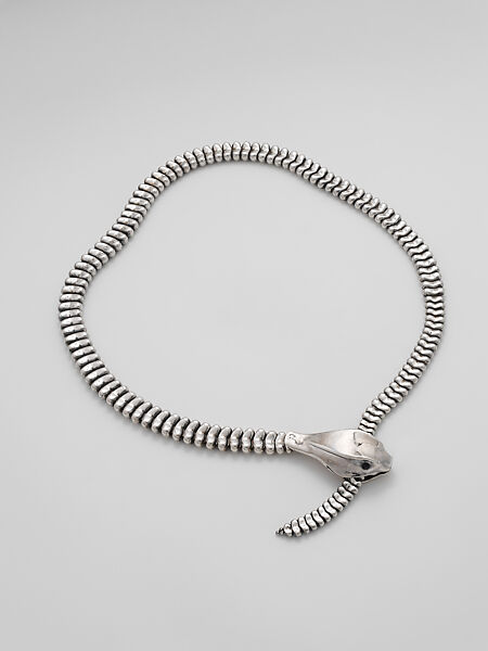 Necklace, Elsa Peretti (Italian, Florence 1940–2021 Sant Martí Vell, Catalonia, Spain), Sterling silver, enamel, American
