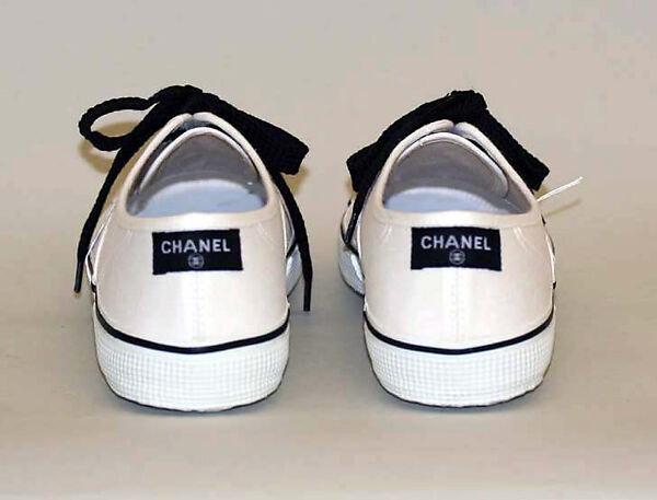 Shoes, House of Chanel (French, founded 1910), a,b) cotton, rubber, French