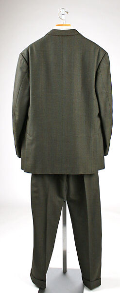 Ensemble, (g, h) Hat by James Lock &amp; Co. Ltd (British, founded 1676), a) wool, silk; b-d) wool; e) cotton; f-h) wool; i,j) leather, British