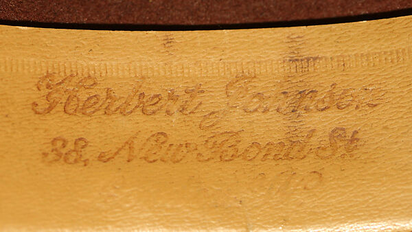 Ensemble, (g, h) Hat by James Lock &amp; Co. Ltd (British, founded 1676), a) wool, silk; b-d) wool; e) cotton; f-h) wool; i,j) leather, British