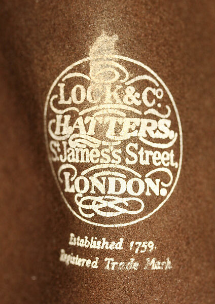 Ensemble, (g, h) Hat by James Lock &amp; Co. Ltd (British, founded 1676), a) wool, silk; b-d) wool; e) cotton; f-h) wool; i,j) leather, British