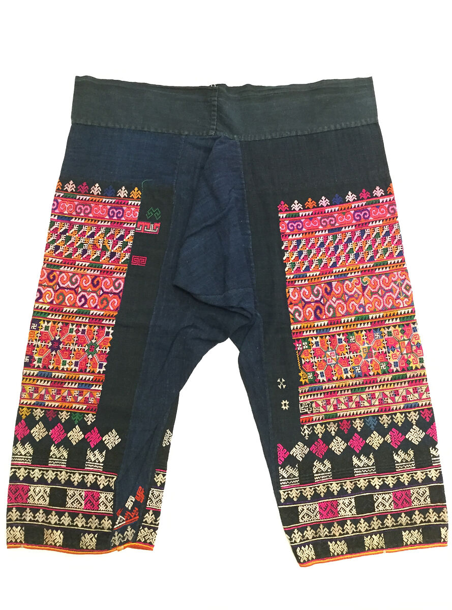 Festival costume, cotton, glass, Thailand (Lu Mien Yao)