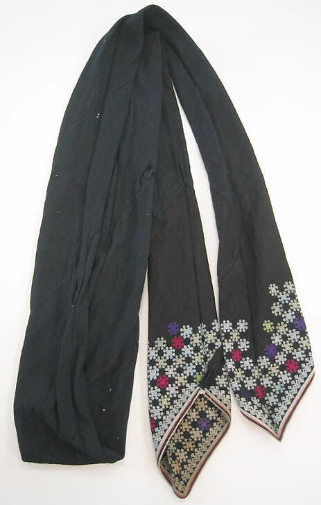 Festival costume, cotton, glass, Thailand (Lu Mien Yao)