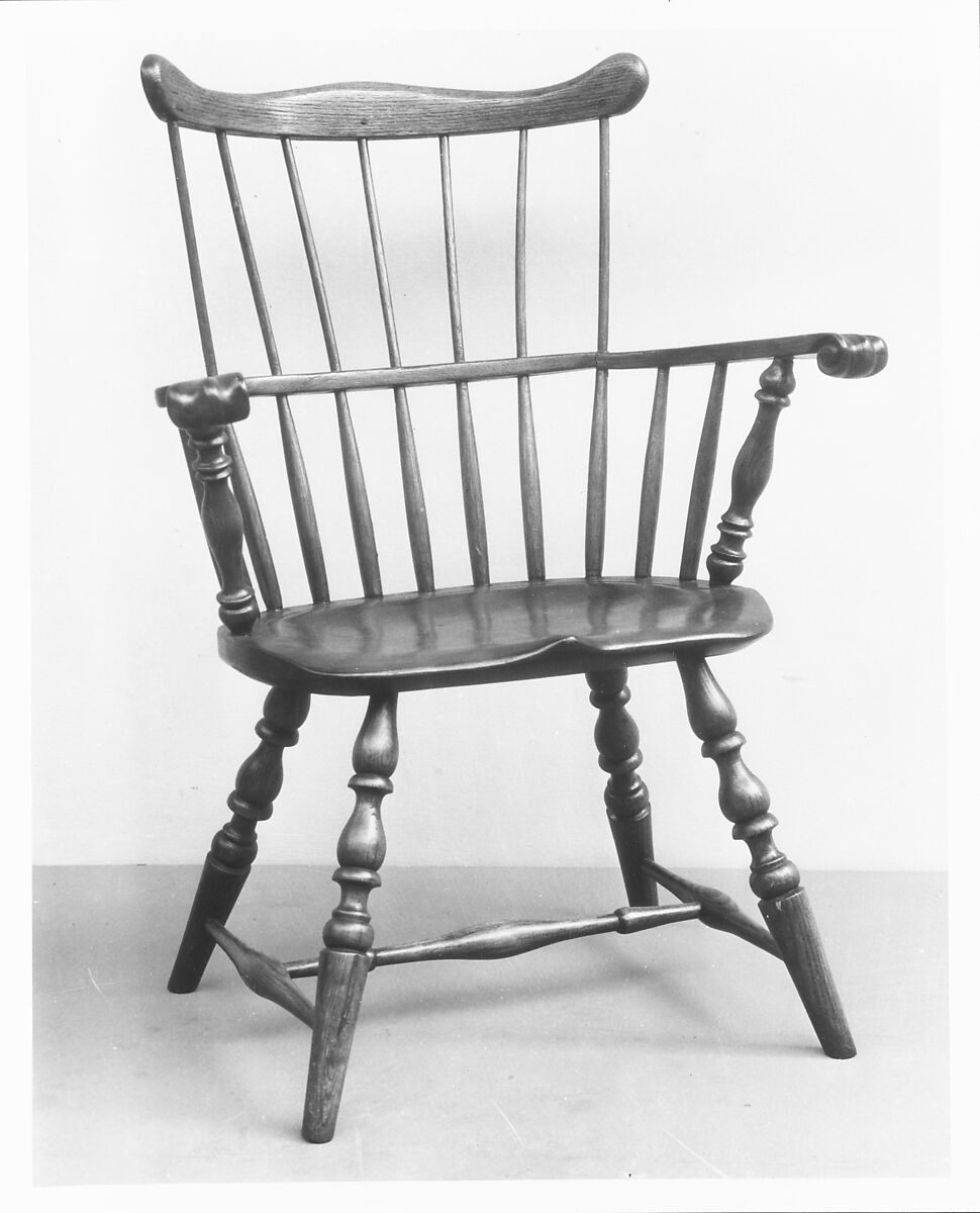 Armchair, Pine, ash, hickory, American 