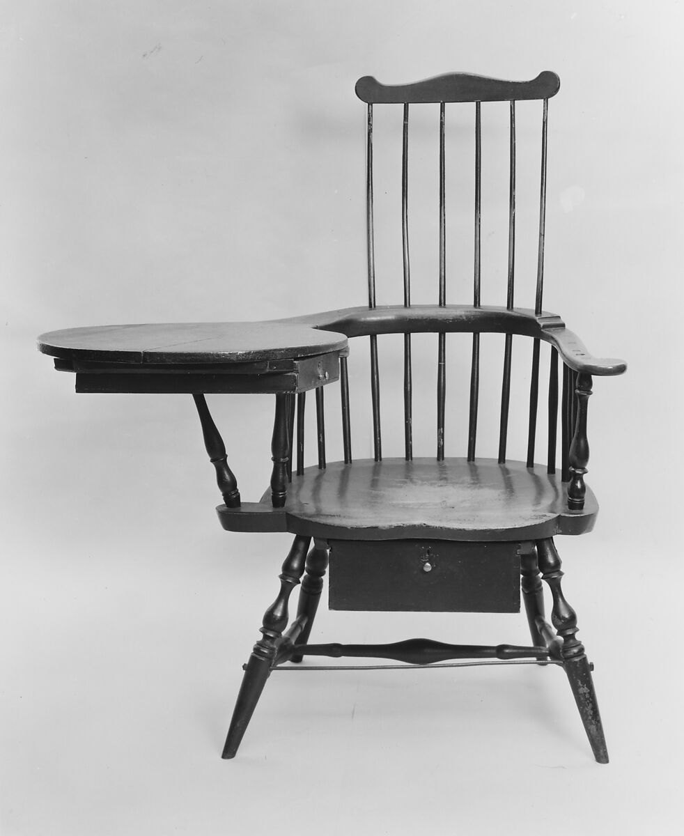 Windsor Armchair, Maple, pine, American 