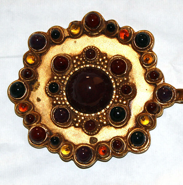 Wedding ensemble, Yves Saint Laurent (French, founded 1961), (a) silk, nylon, metallic thread, metal, glass; (b) silk, nylon; (c) silk, nylon, metallic thread; (d) silk, nylon, metal; (e, f) silk, nylon, metallic thread, leather, glass; (g, h) silk, nylon, metal, glass; (i) glass; (j) metal, feathers; (k) silk, nylon, metallic thread, metal, glass; (l) metal, glass; (m) silk, nylon, metal; (n,o) metal, glass, French