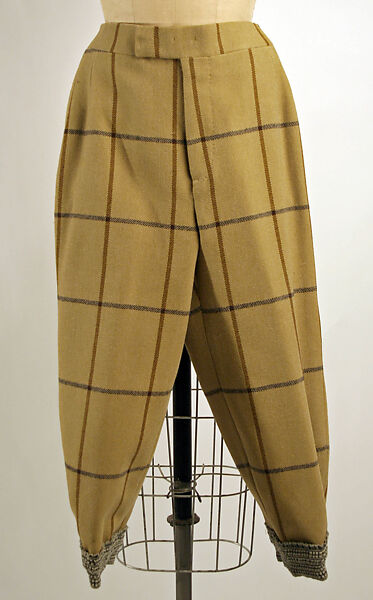 Shooting suit, wool, leather, British