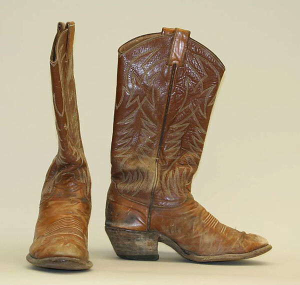 Ensemble, (a) Levi-Strauss and Company (American, founded ca. 1853), cotton, leather, jute, American