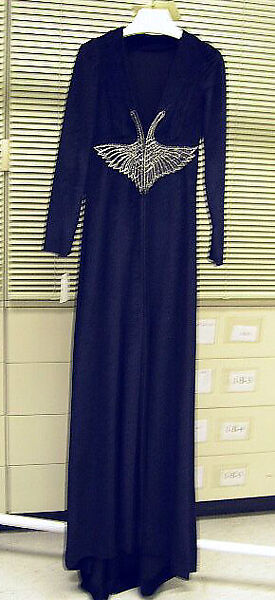 Loungewear, John Kloss (American, 1937–1987), nylon, rayon, plastic, glass, wool, feathers, American