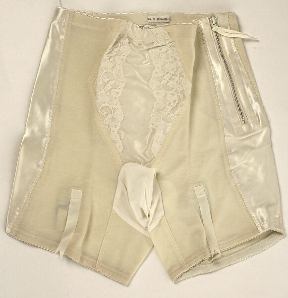 Girdle, nylon, acetate, rubber, American 