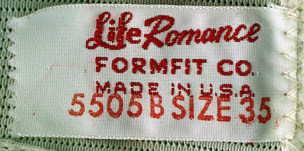 Girdle, nylon, rayon, American