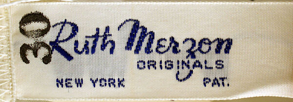 Girdle, nylon, rayon, rubber, cotton, metal, American