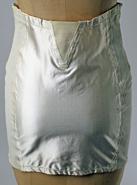 Girdle, nylon, rayon, rubber, American