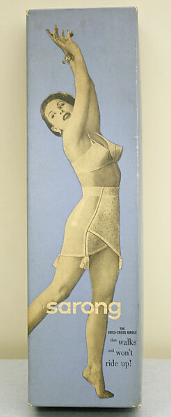 Girdle, cotton, rayon, American