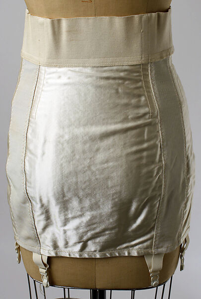 Girdle, cotton, rayon, American
