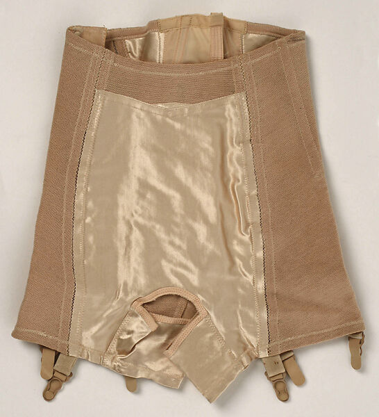 Girdle, rayon, rubber, American