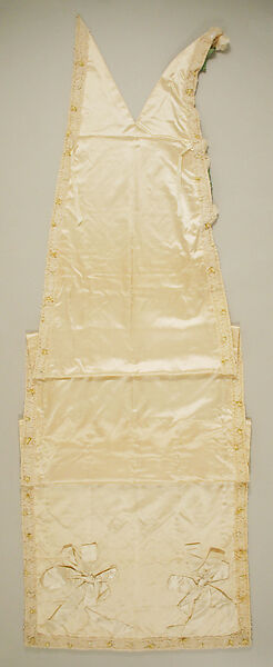 Wedding ensemble, Henri Bendel (American, founded 1895), silk, wax, silver, glass, American