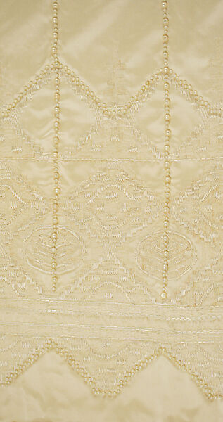 Wedding ensemble, Henri Bendel (American, founded 1895), silk, wax, silver, glass, American