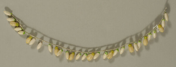 Wedding ensemble, Henri Bendel (American, founded 1895), silk, wax, silver, glass, American