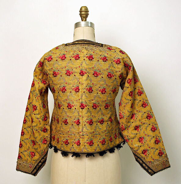 Cepken, Silk, wool, metal wrapped thread, cotton; brocaded