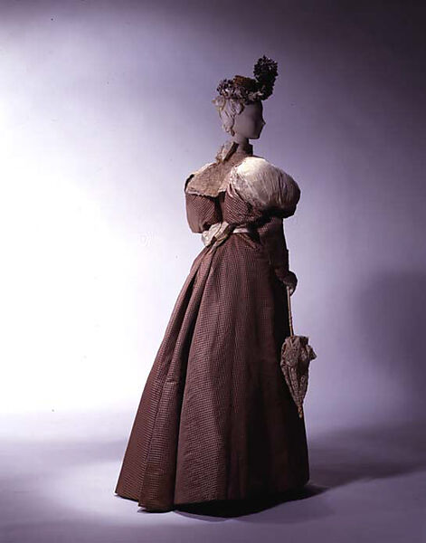 Dress, House of Worth (French, 1858–1956), silk, lace, French 