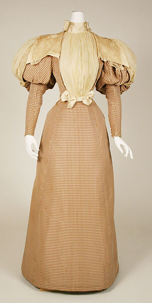 Dress, House of Worth (French, 1858–1956), silk, lace, French