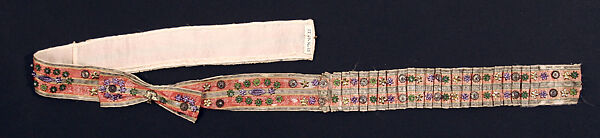 Wedding ensemble, (a, b) wool
(c, d, e, l) cotton
(f, g) silk
(o, p) leather, French, Brittany