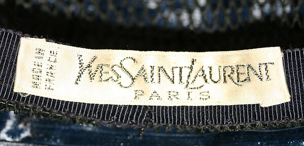 Hat, Yves Saint Laurent (French, founded 1961), straw, silk, French