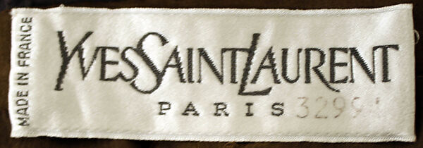 Evening dress, Yves Saint Laurent (French, founded 1961), silk, feathers, French