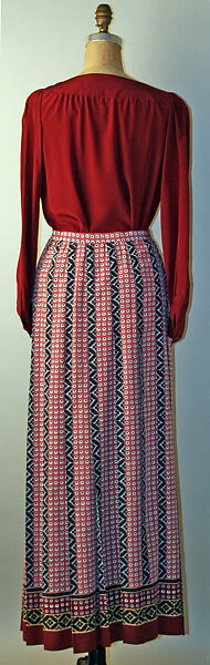 Ensemble, Yves Saint Laurent (French, founded 1961), silk, French