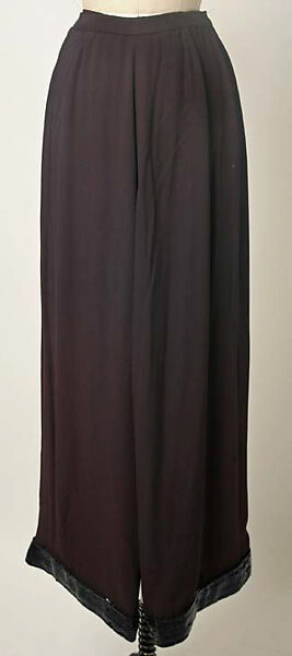 Evening ensemble, Yves Saint Laurent (French, founded 1961), silk, plastic, French